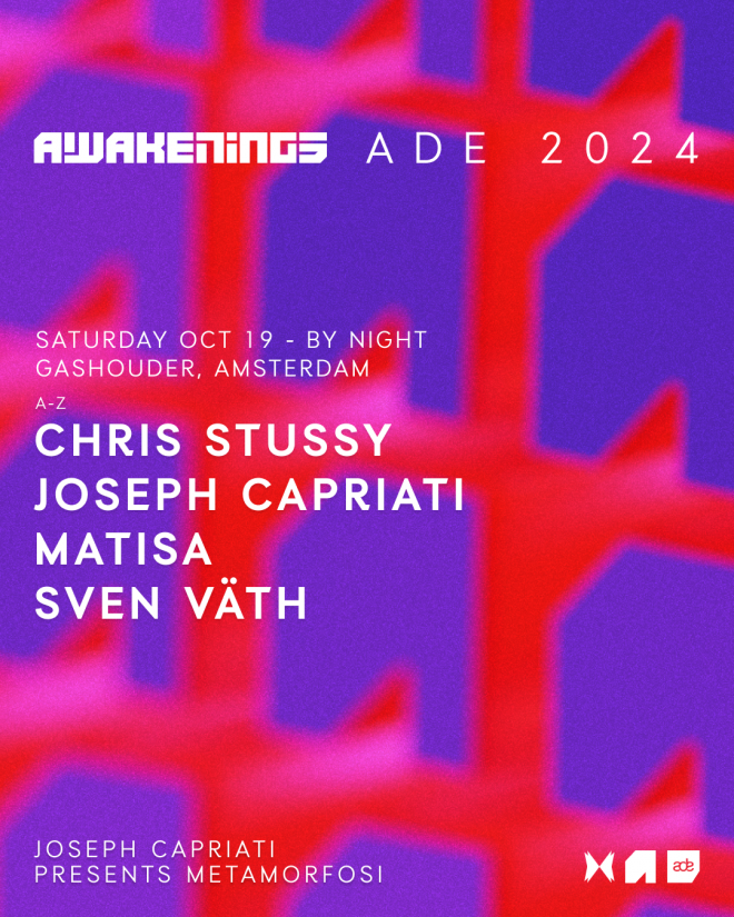 Awakenings | Joseph Capriati presents Metamorfosi ADE 2024