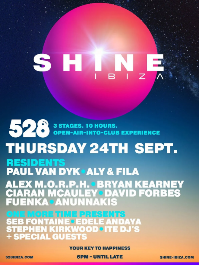 SHINE Ibiza returns to 528 Ibiza for a one-day boutique festival takeover this September