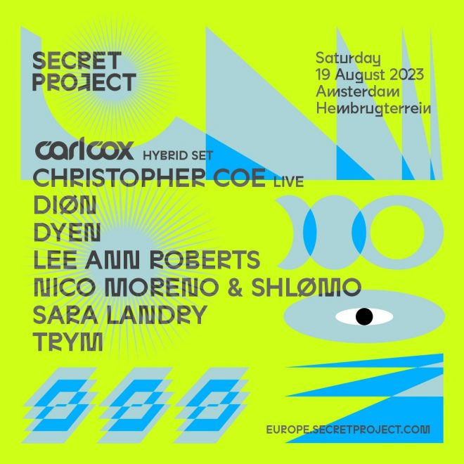 Carl Cox and Secret Project Festival