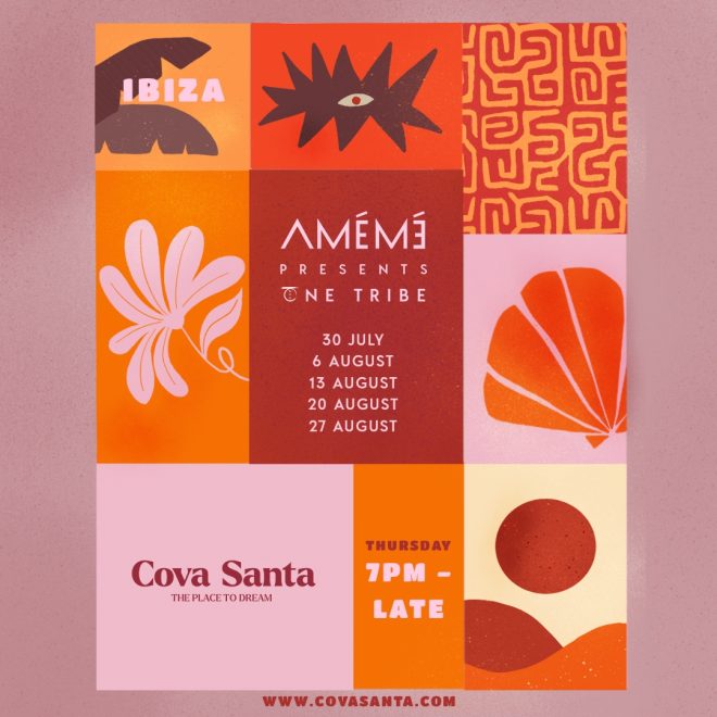 Amémé presents: one tribe announces inaugural Ibiza residency at cova santa