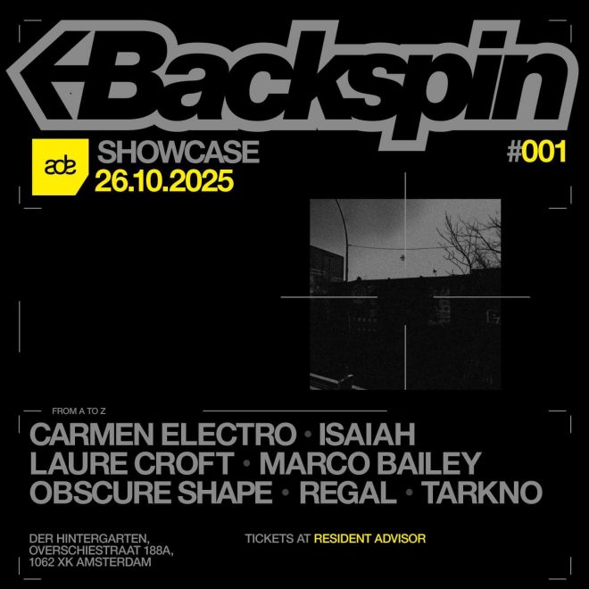 Backspin lands at Der Hintergarten for its first-ever label showcase
