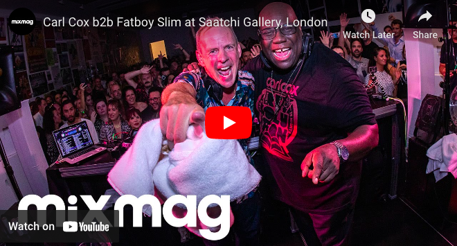 Carl Cox b2b Fatboy Slim at Saatchi Gallery, London