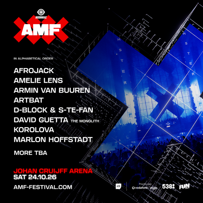 AMF Unveils 2026 Line-Up: A Powerhouse Celebration for 30 Years of ADE