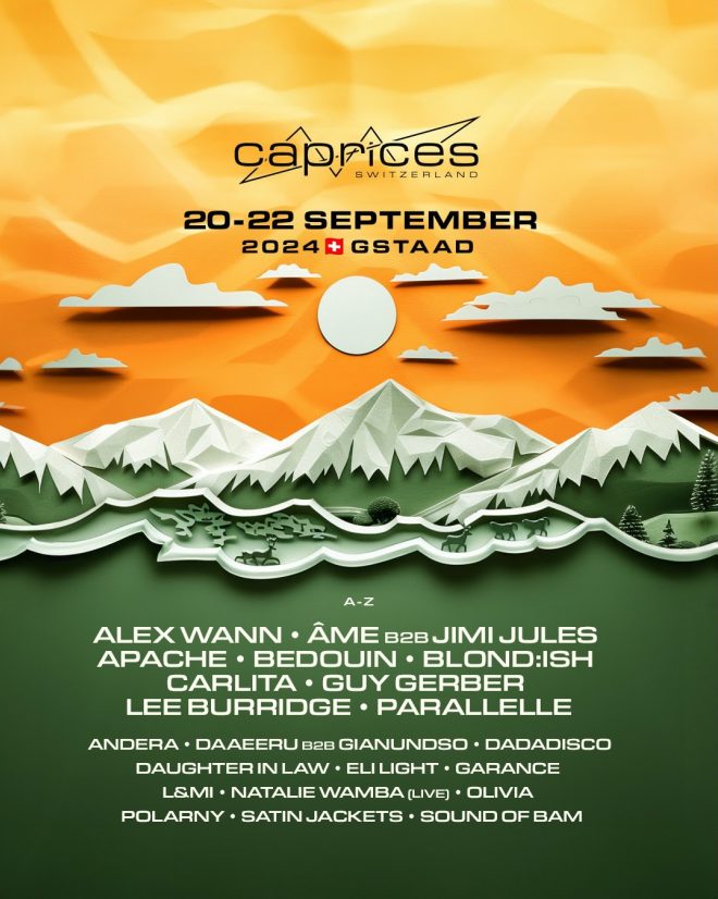 Caprices Festival Gstaad unveils line-up for second edition