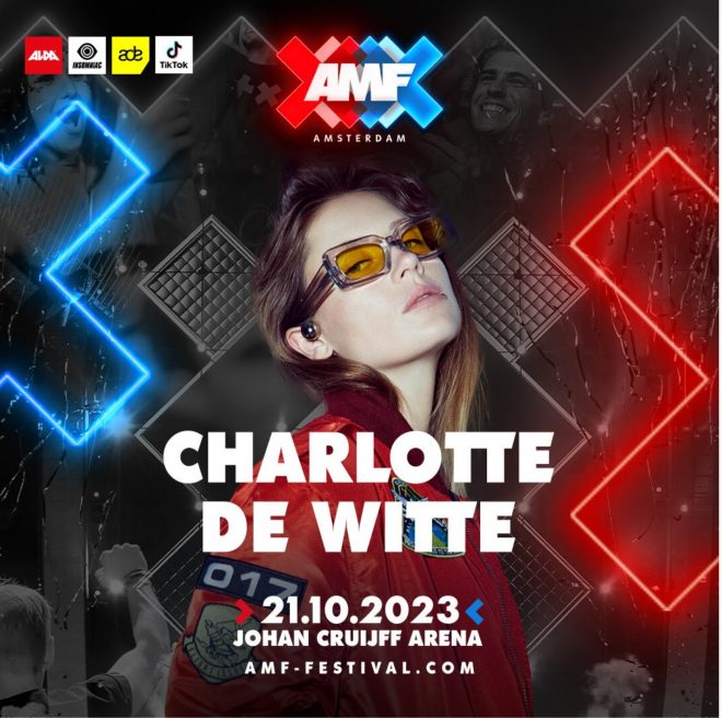 CHARLOTTE DE WITTE OOK OP LINE UP AMF 2023 TIJDENS AMSTERDAM DANCE EVENT