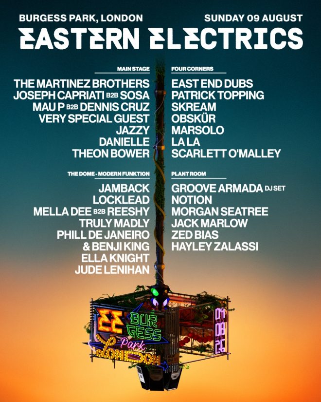 Eastern Electrics Festival confirms return for 2026 at new Burgess Park location