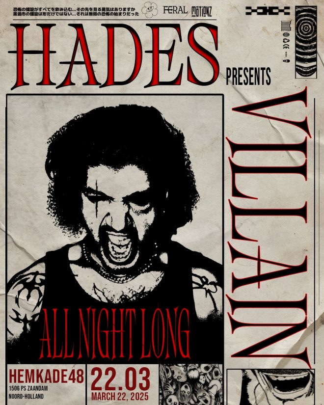 HADES announces “VILLAIN (All Night Long)”