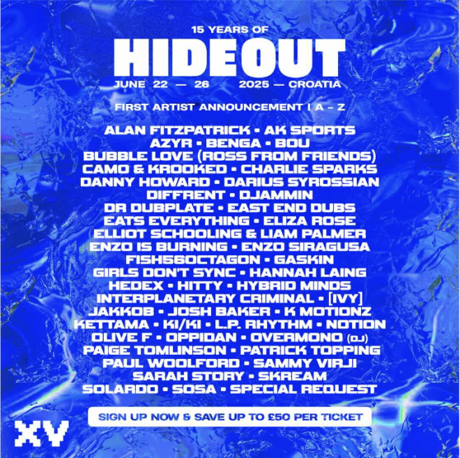 Hideout festival turns 15: phase one lineup & tickets on sale