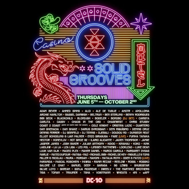 Solid Grooves reveals line-ups for return to DC10 in summer 2025