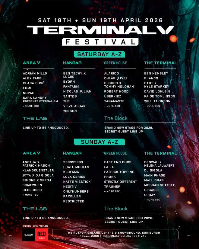 Terminal V Festival confirms stage line-ups and final details for 2026 edition