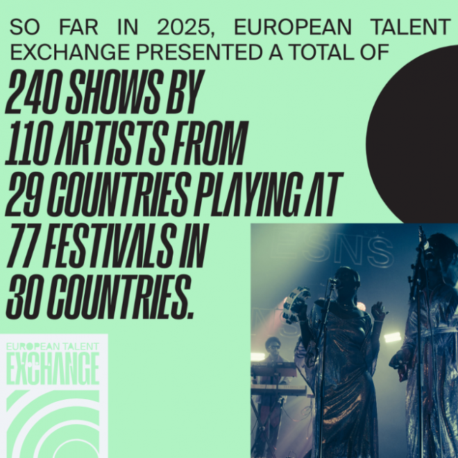 2025 Summer festival line-ups reflect the impact of European Talent Exchange