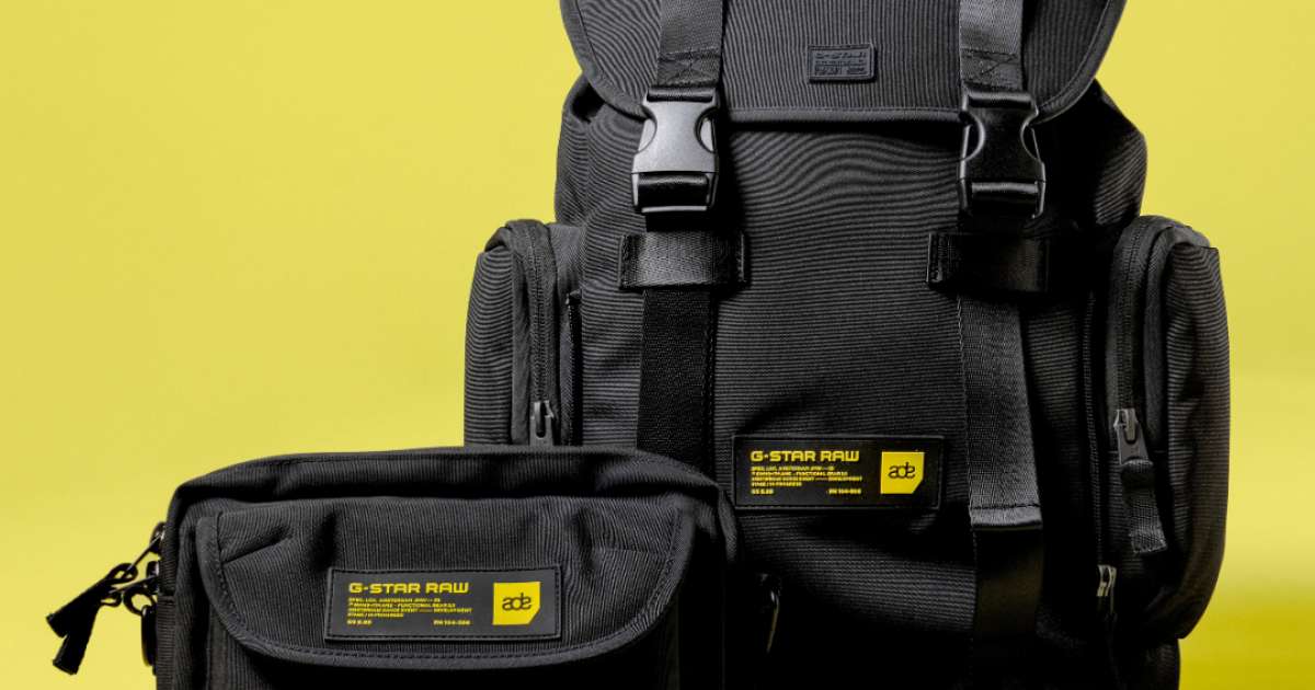 ADE Reveals the new ADE x G STAR 2024 backpack NEWS Mixmag Netherlands